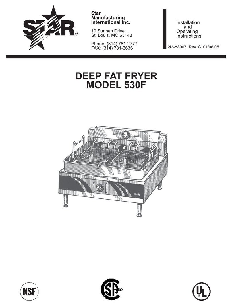 Star 530F Installation and operating instructions