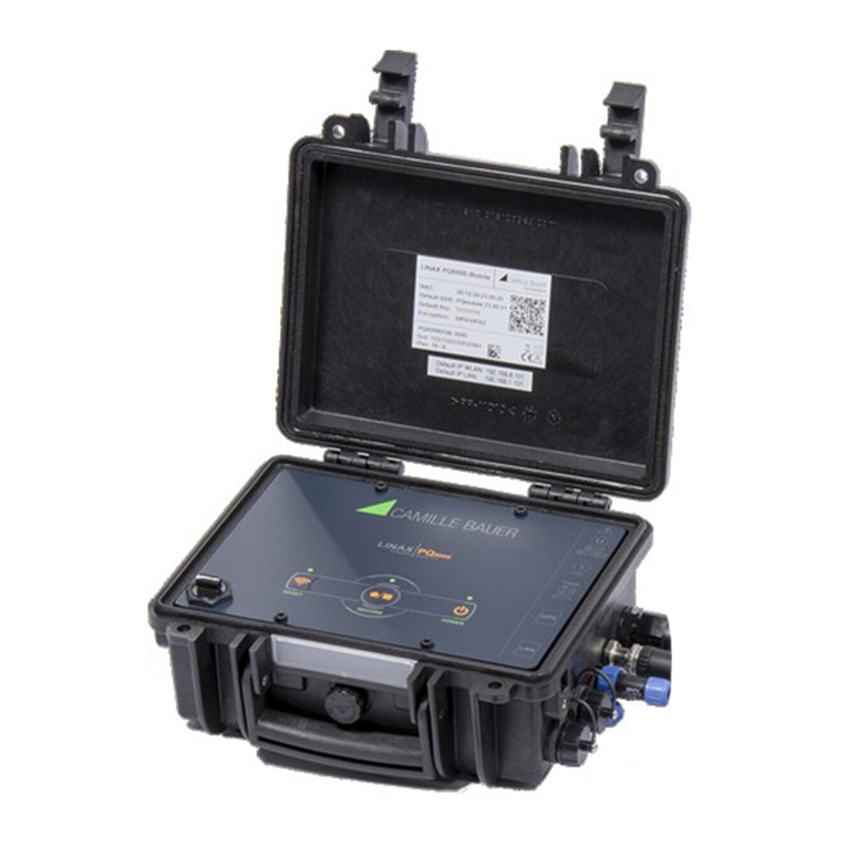 Camille Bauer LINAX PQ5000-MOBILE Device handbook