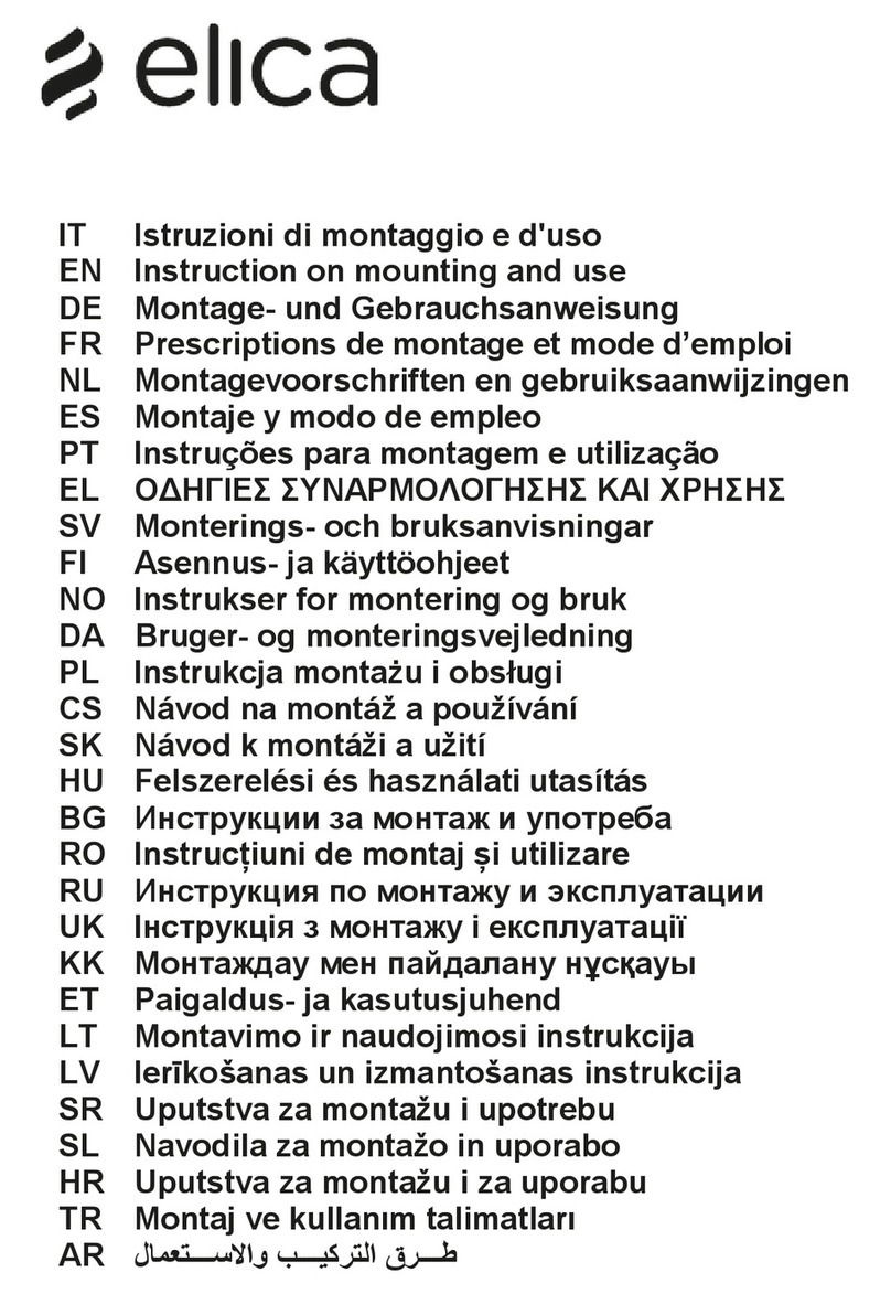ELICA RULES Series Instruction on mounting and use ELICA RULES Series Instruction on mounting and use