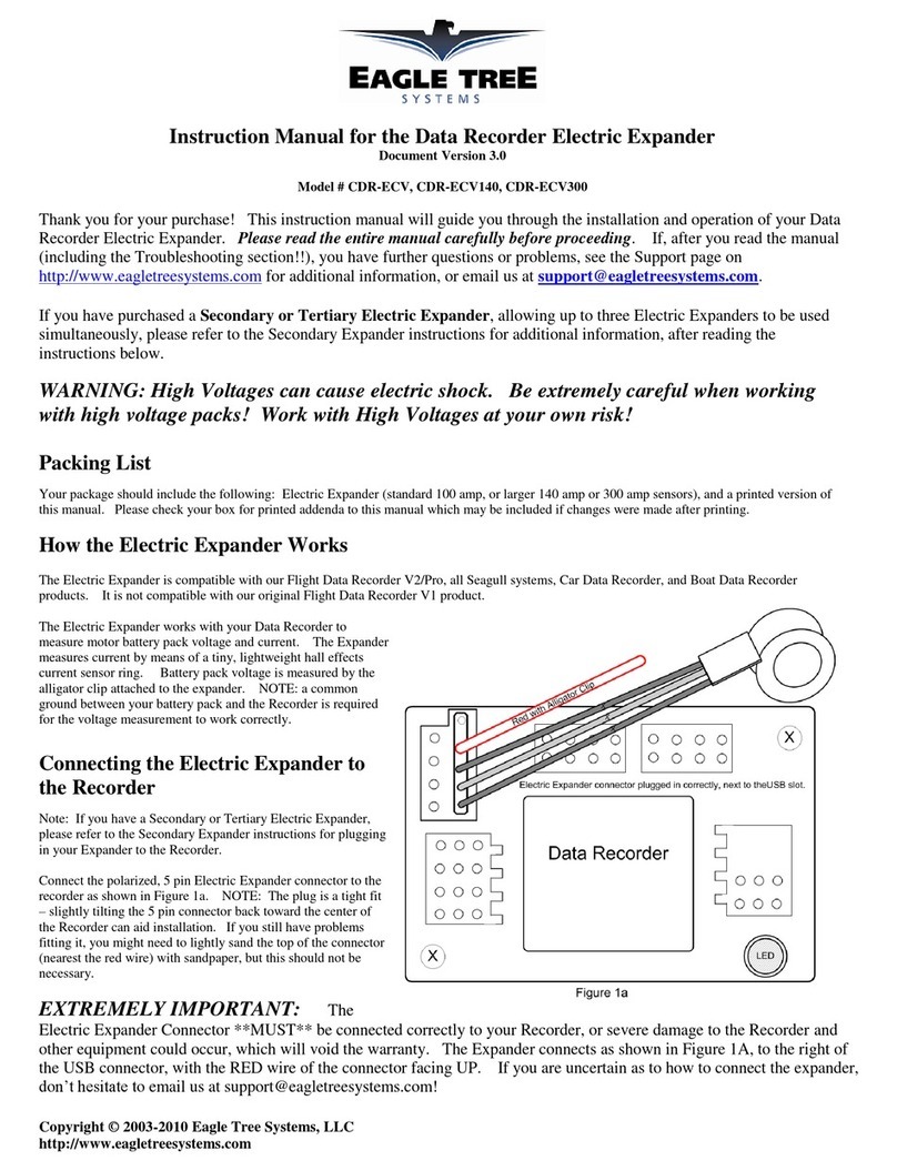 Eagle Tree Systems CDR-ECV instruction manual