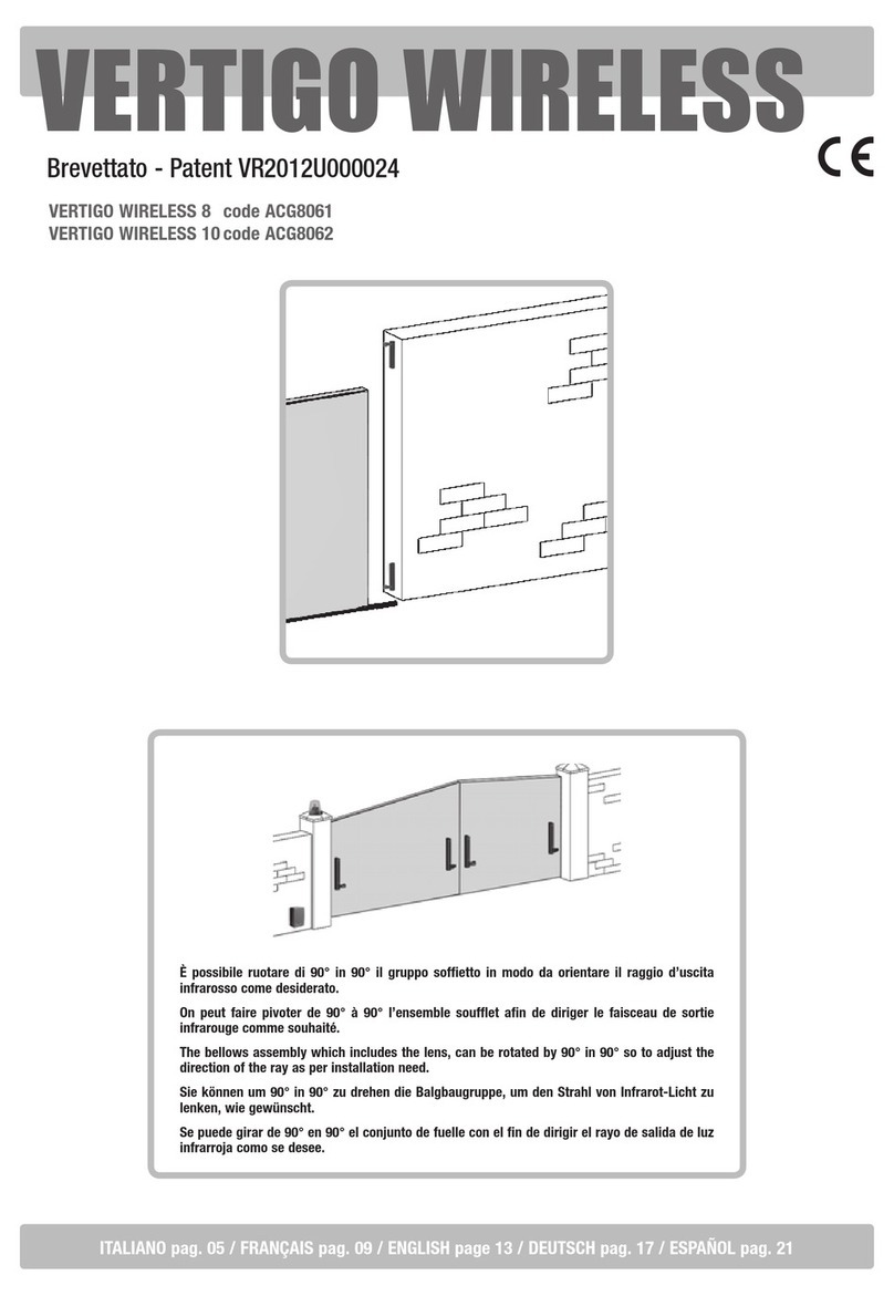 RIB VERTIGO WIRELESS 8 manual