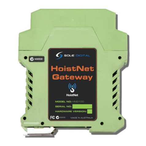 Sole Digital HNG100 User manual