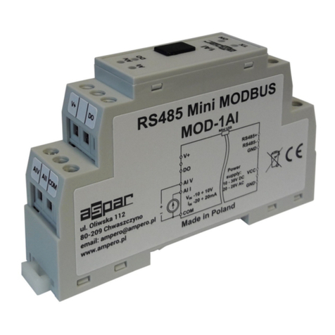 Aspar Mini Modbus 1AI user manual