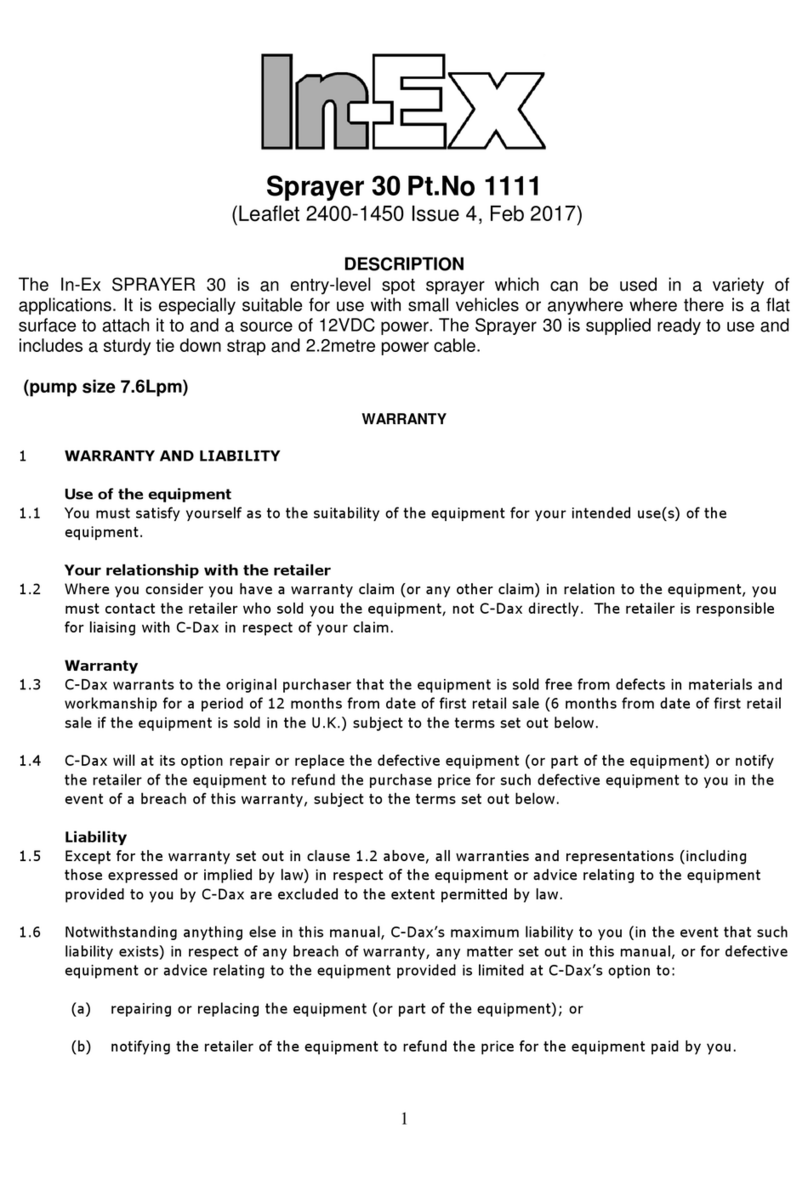 In-Ex SPRAYER 30 Leaflet