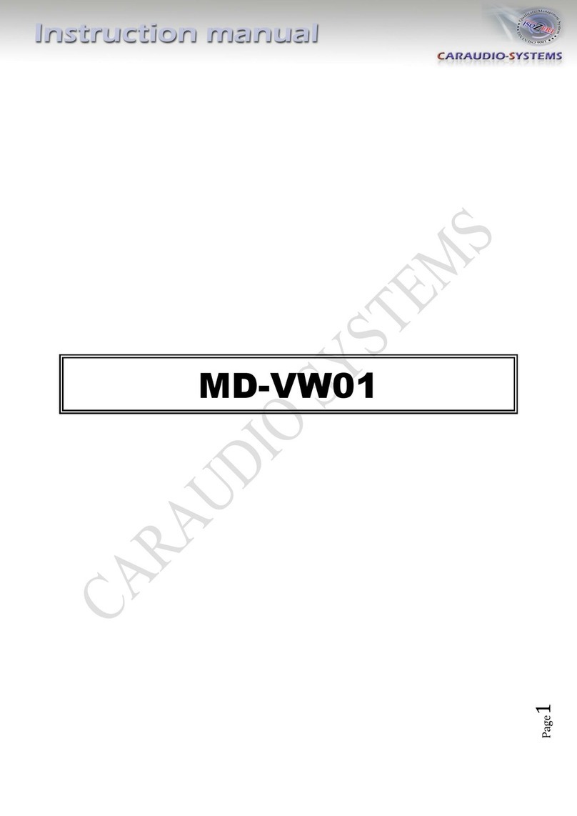 Caraudio-Systems MD-VW01 User manual