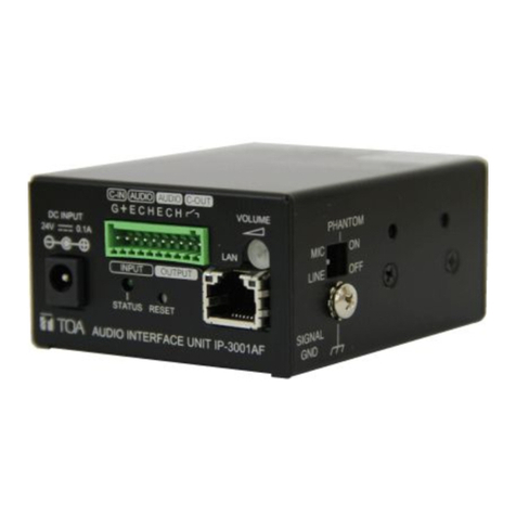 Toa IP-3001AF User manual