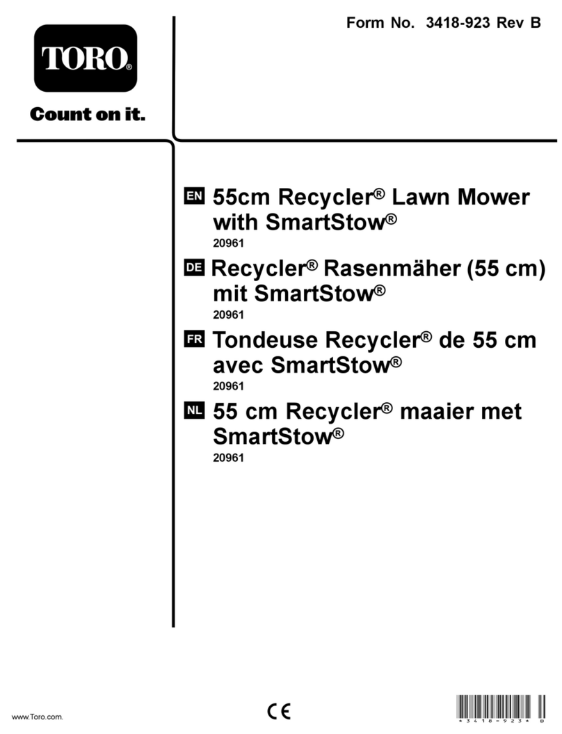 Toro Recycler 20961 Operator's manual