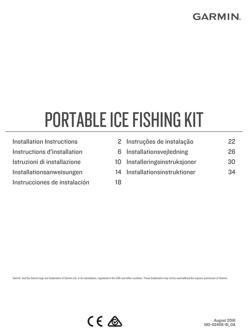 Garmin PORTABLE ICE FISHING KIT installation instructions