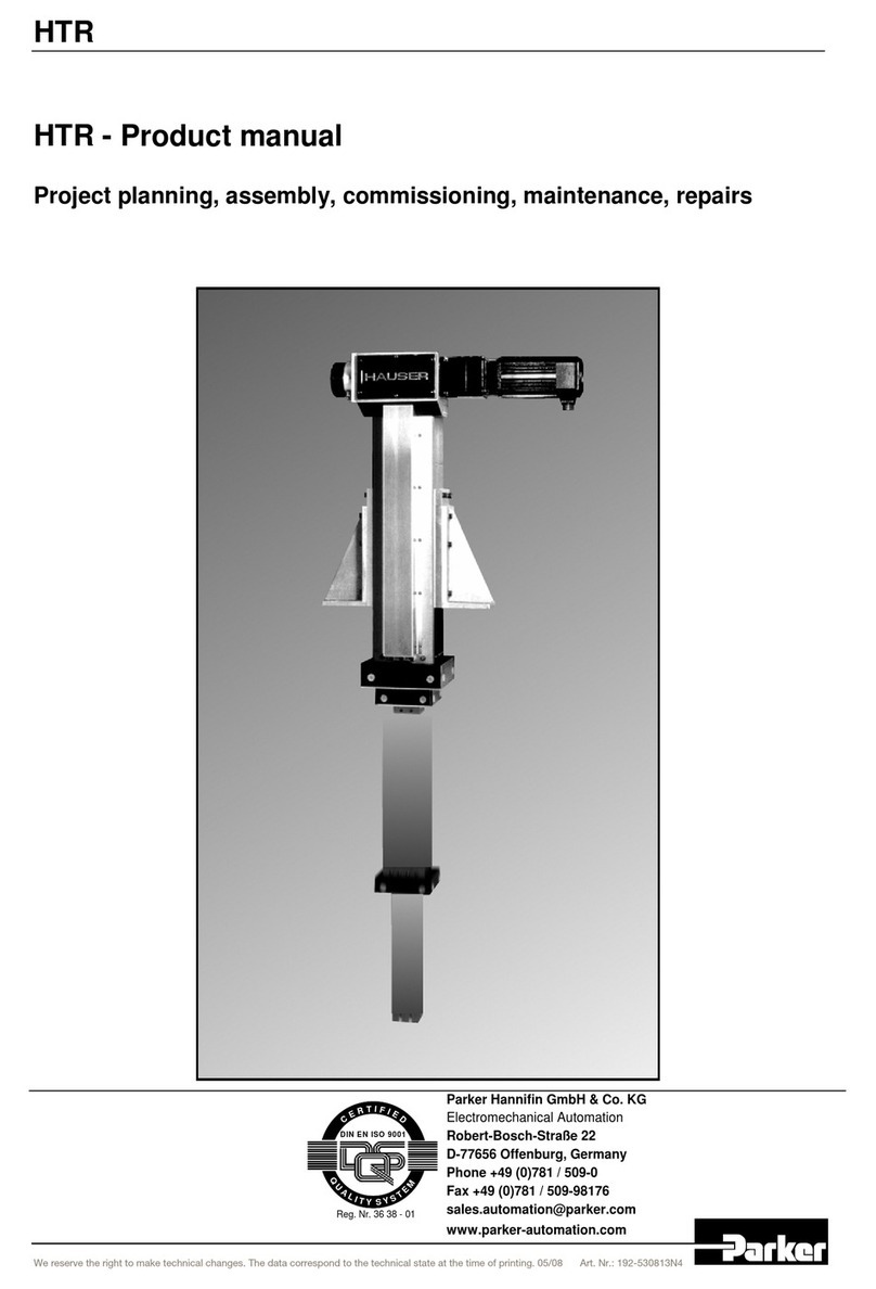 Parker HTR Series User manual