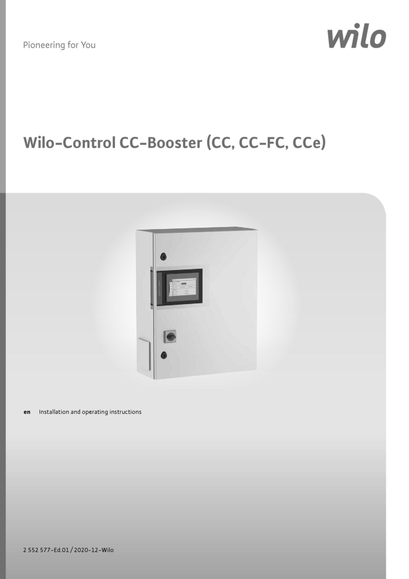 Wilo Control Booster CC Installation and operating instructions