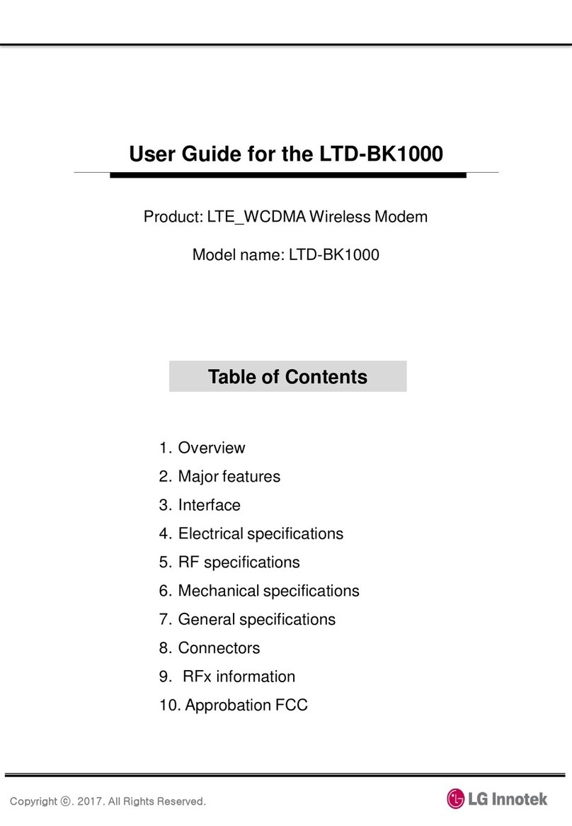 LG Innotek LTD-BK1000 user guide