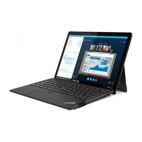 Lenovo ThinkPad X12 Detachable Gen 1 User manual