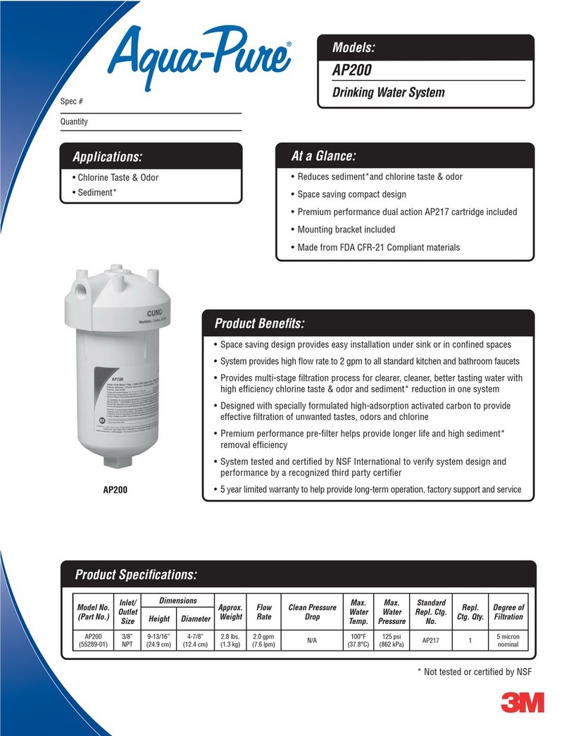 3M Aqua-Pure AP200 User manual