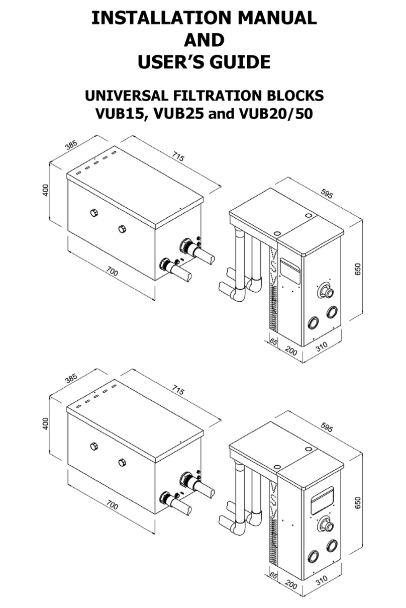 VSV VUB15 Installation manual and user's guide