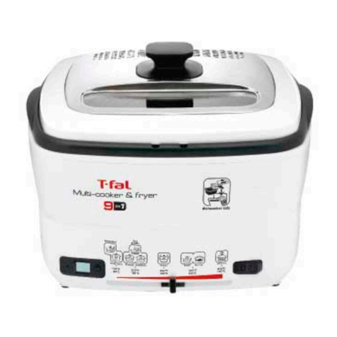 T-Fal Multi-Cooker & Fryer 7 in 1 User manual