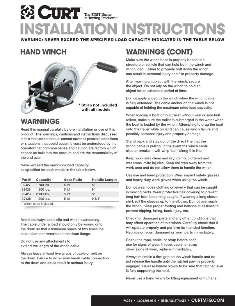 curt 29427 User manual