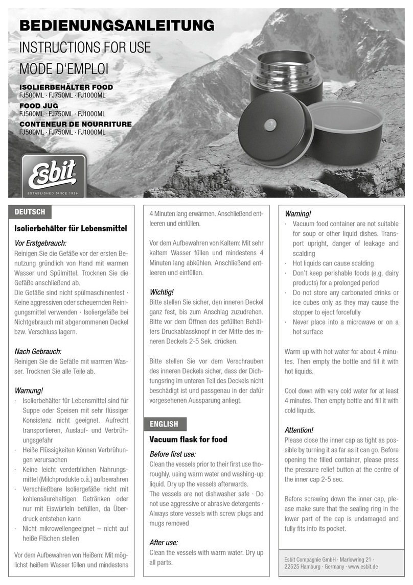 Esbit FJ500ML Instructions for use