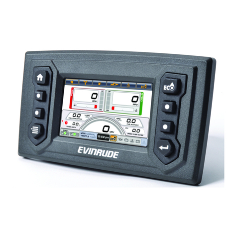 BRP EVINRUDE E-TEC ICON TOUCH 4.3 CTS Display user guide