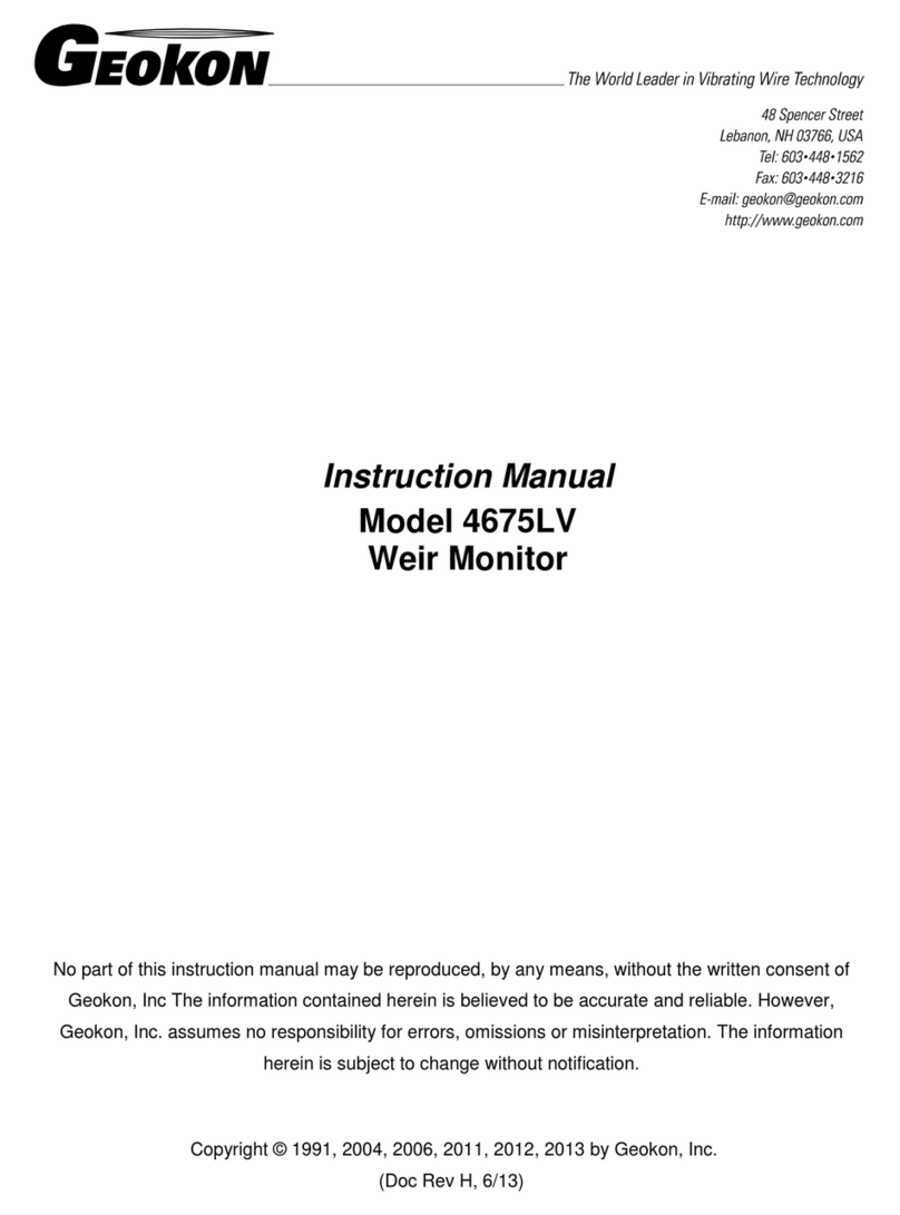 Geokon 4675LV instruction manual