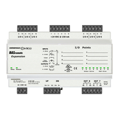 Contemporary Controls BASR Series User manual