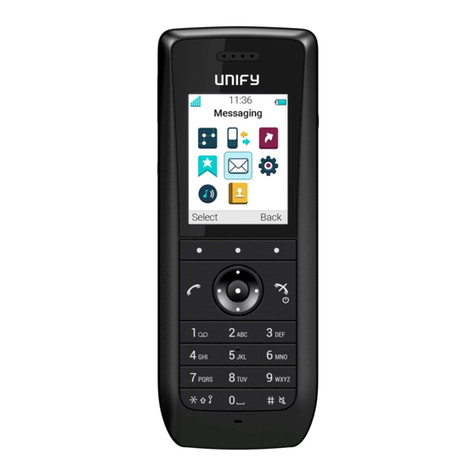 Unify OpenScape WLAN Phone WL4 User manual