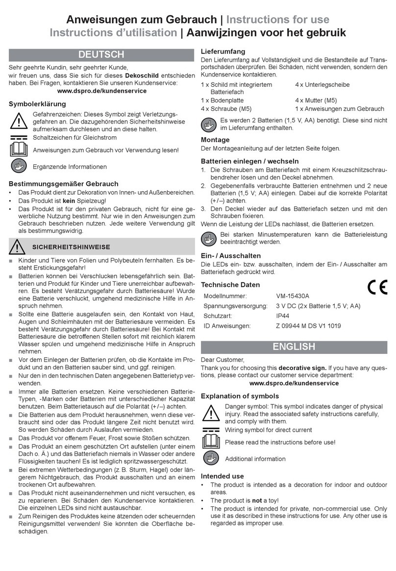 Maxx-world VM-15430A Instructions for use
