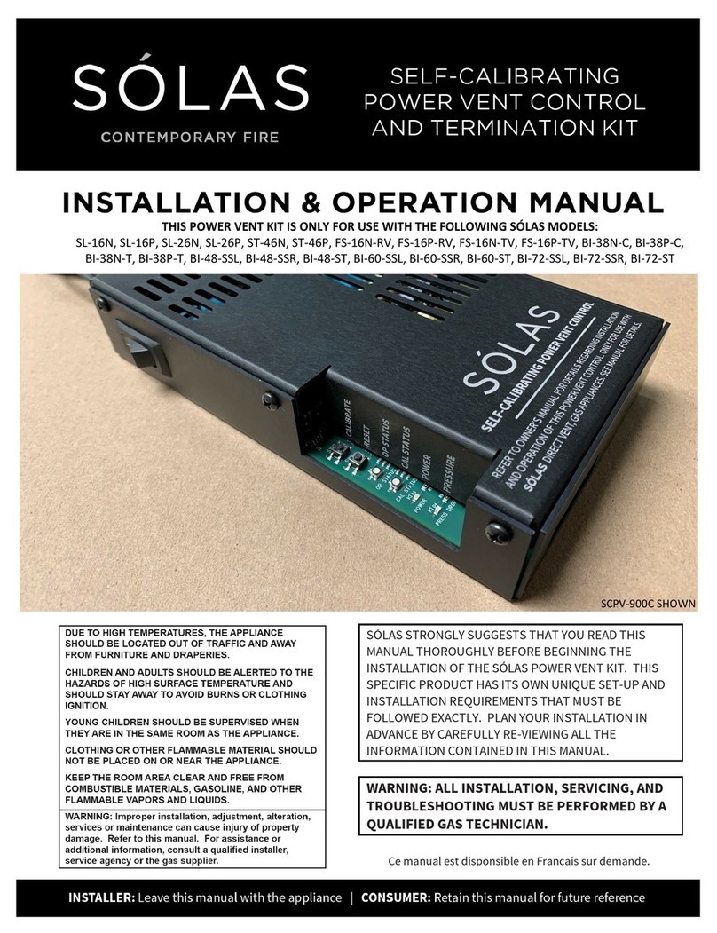 Solas SCPV-900C Installation & operation manual