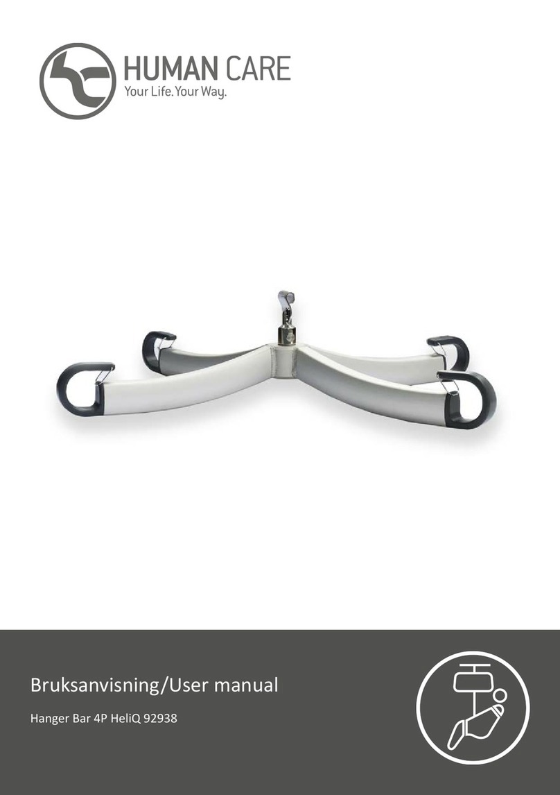 human care Hanger Bar 4P HeliQ user manual human care Hanger Bar 4P HeliQ user manual