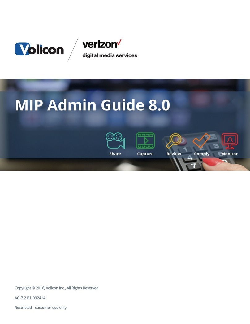 Verizon Volicon MIP Admin guide