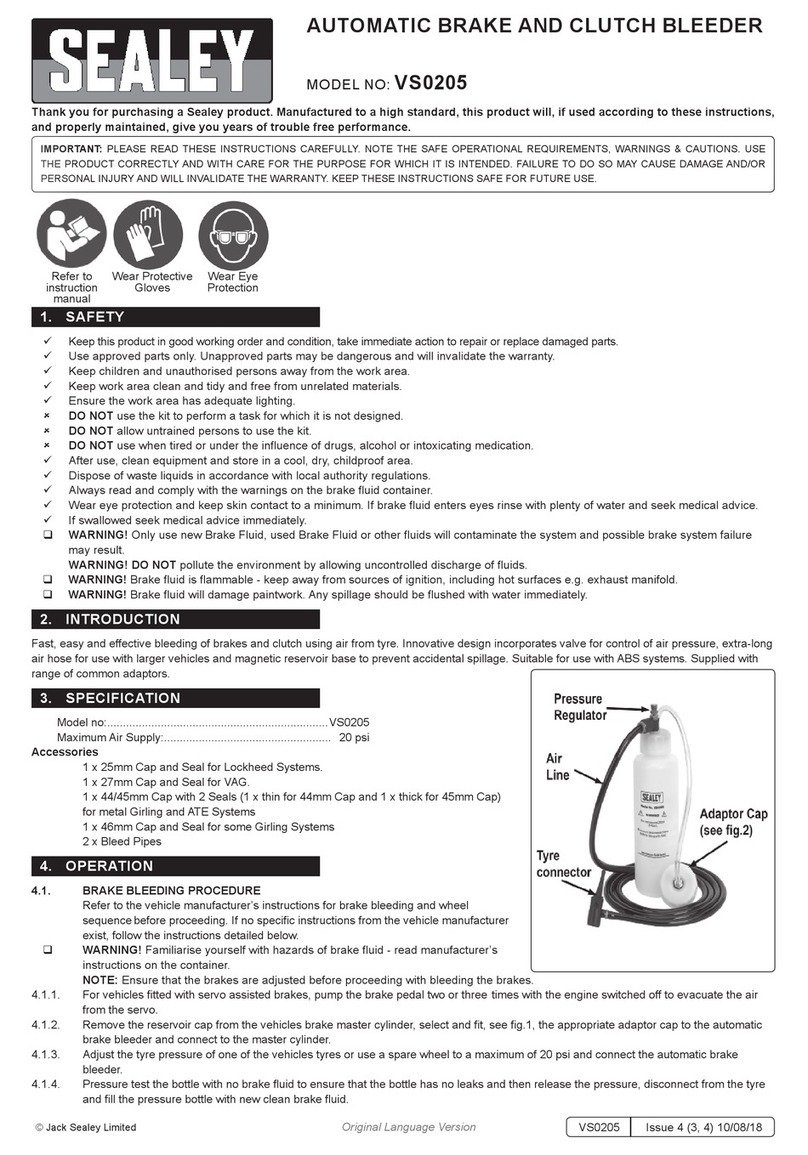 Sealey VS0205 User manual