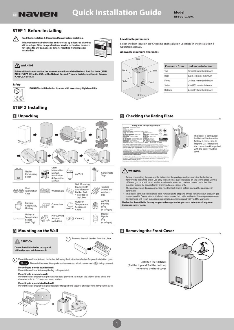 Navien NFB-301C User manual Navien NFB-301C User manual