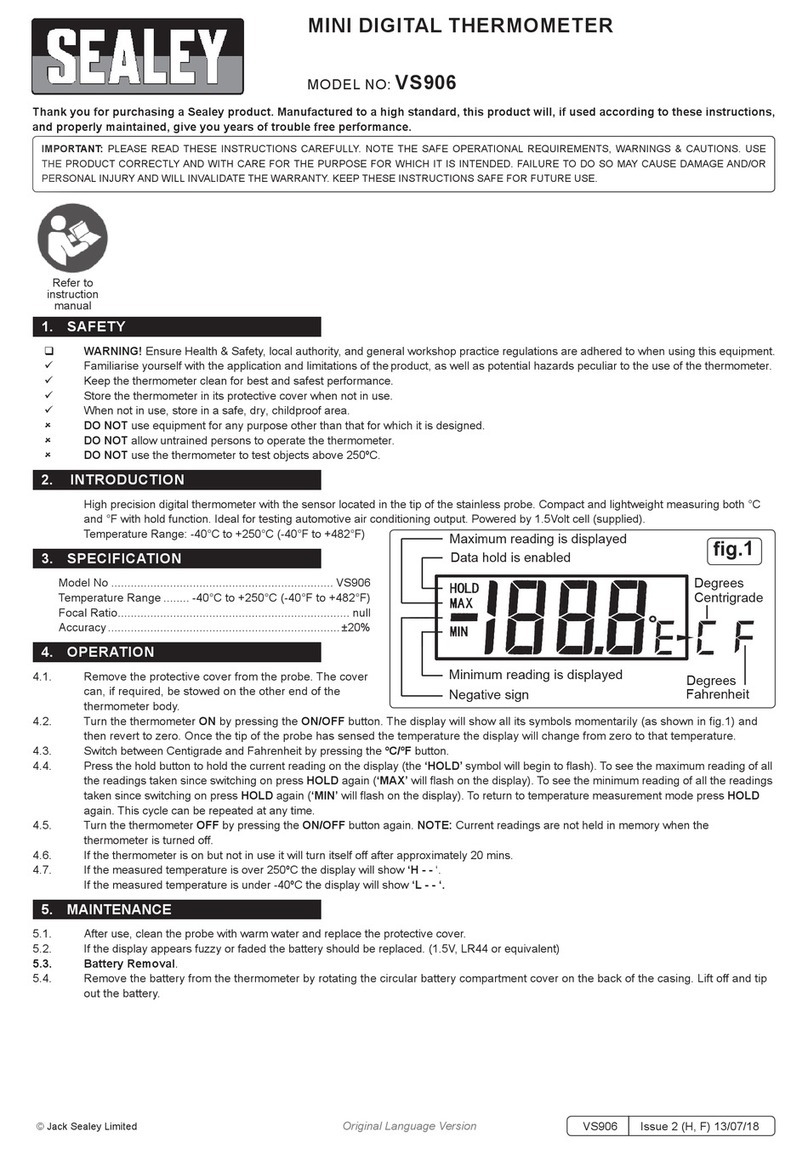 Sealey VS906 User manual
