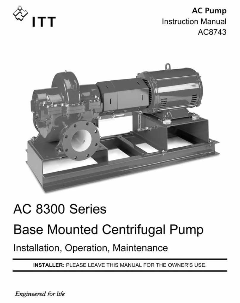 ITT AC 8300 Series instruction manual