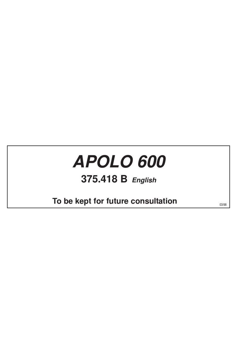Berthoud APOLO 600 manual