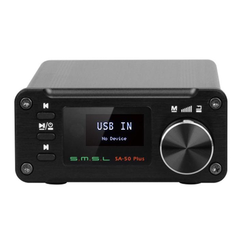 SMSL SA-50 plus User manual