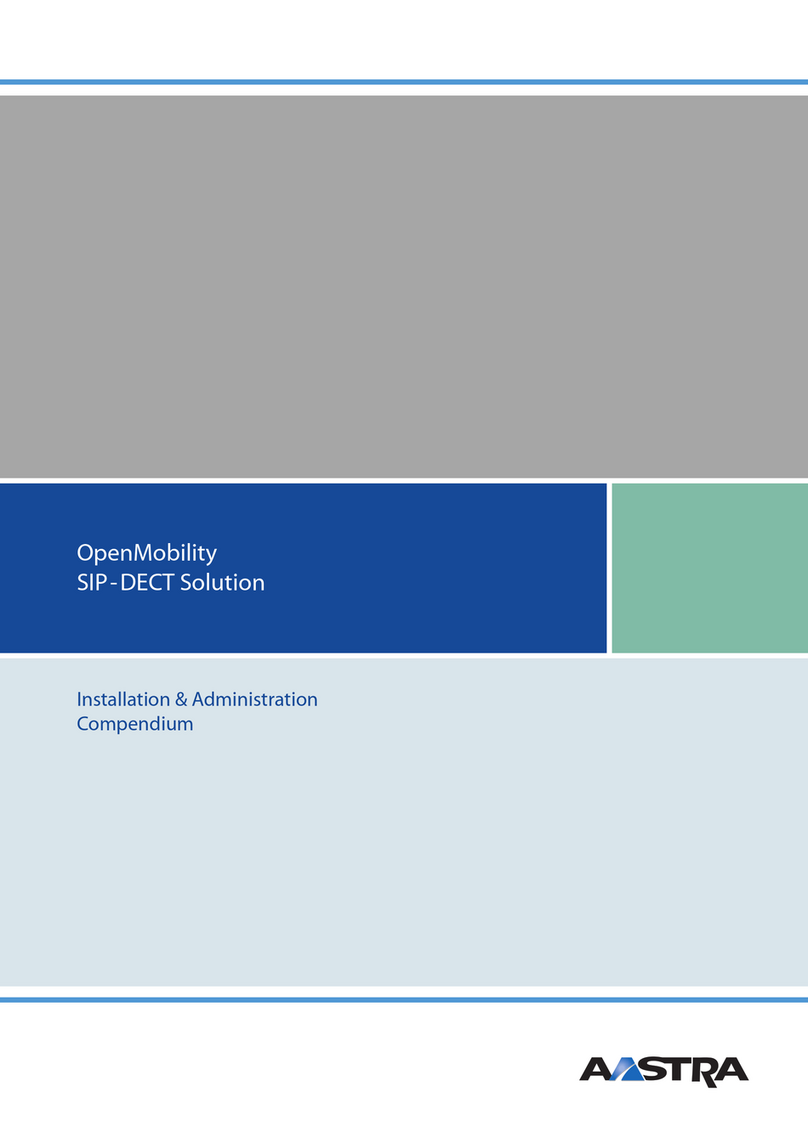 Aastra OMM SIP - DECT 2.1 Installation & Administration Compendium Aastra OMM SIP - DECT 2.1 Installation & Administration Compendium