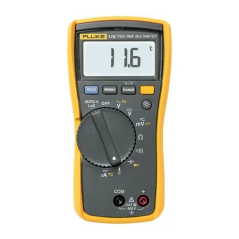 Fluke 116 User manual