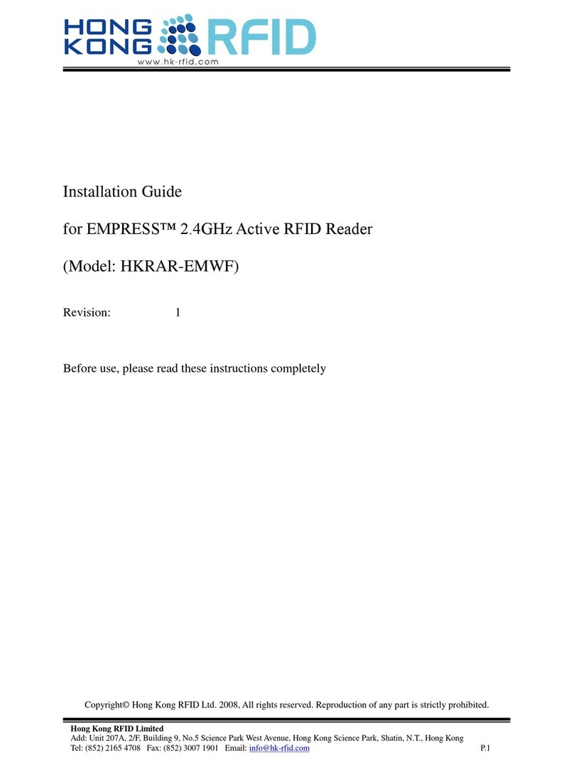 Hong Kong RFID EMPRESS HKRAR-EMWF installation guide