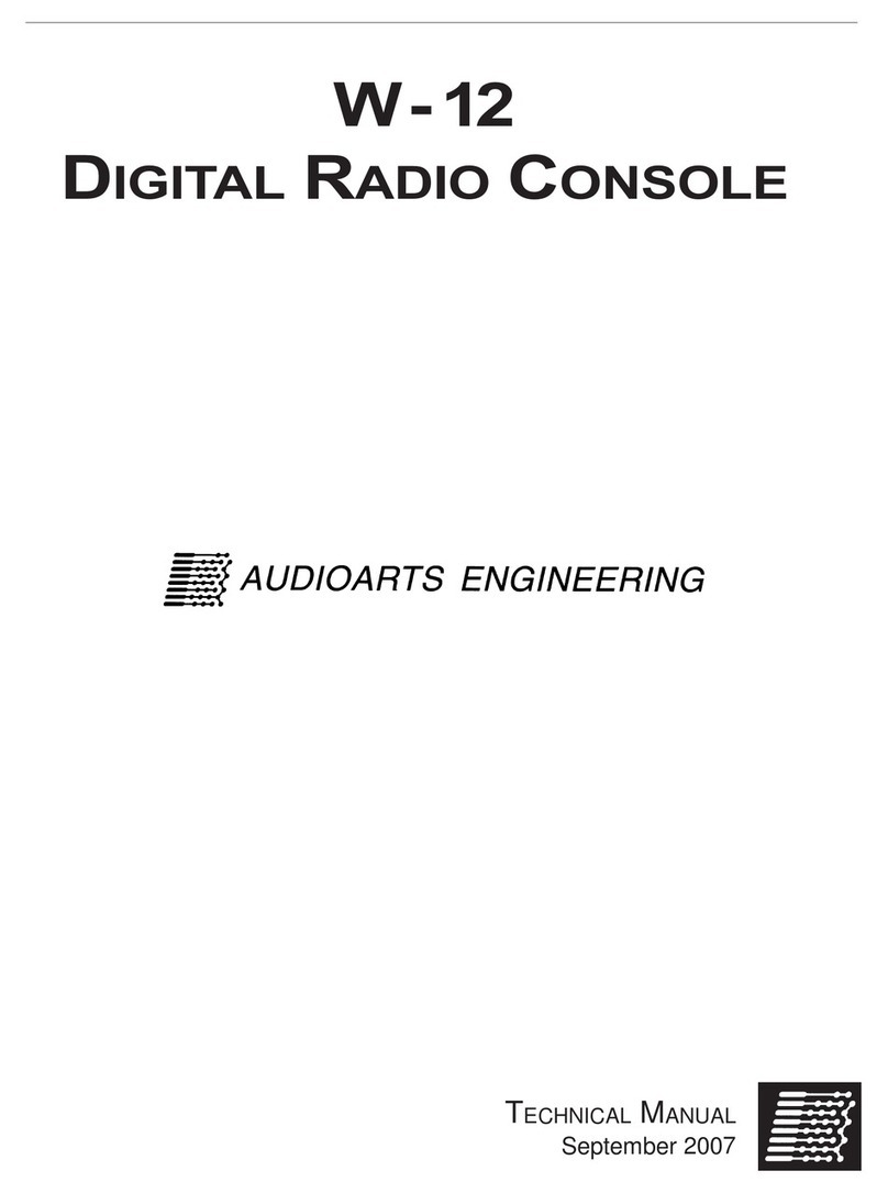 AudioArts Engineering W-12 Technical manual AudioArts Engineering W-12 Technical manual
