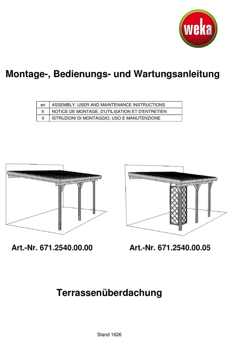 Weka 671.2540.00.00 Operating instructions