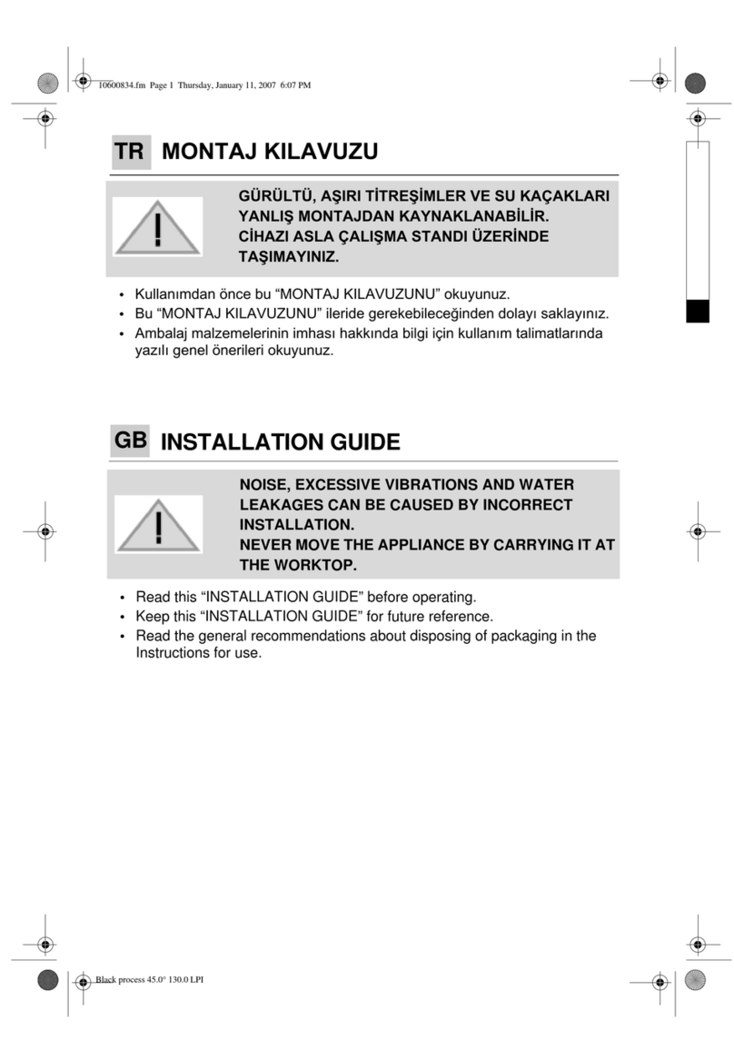 Whirlpool AWO/D 9562 installation guide