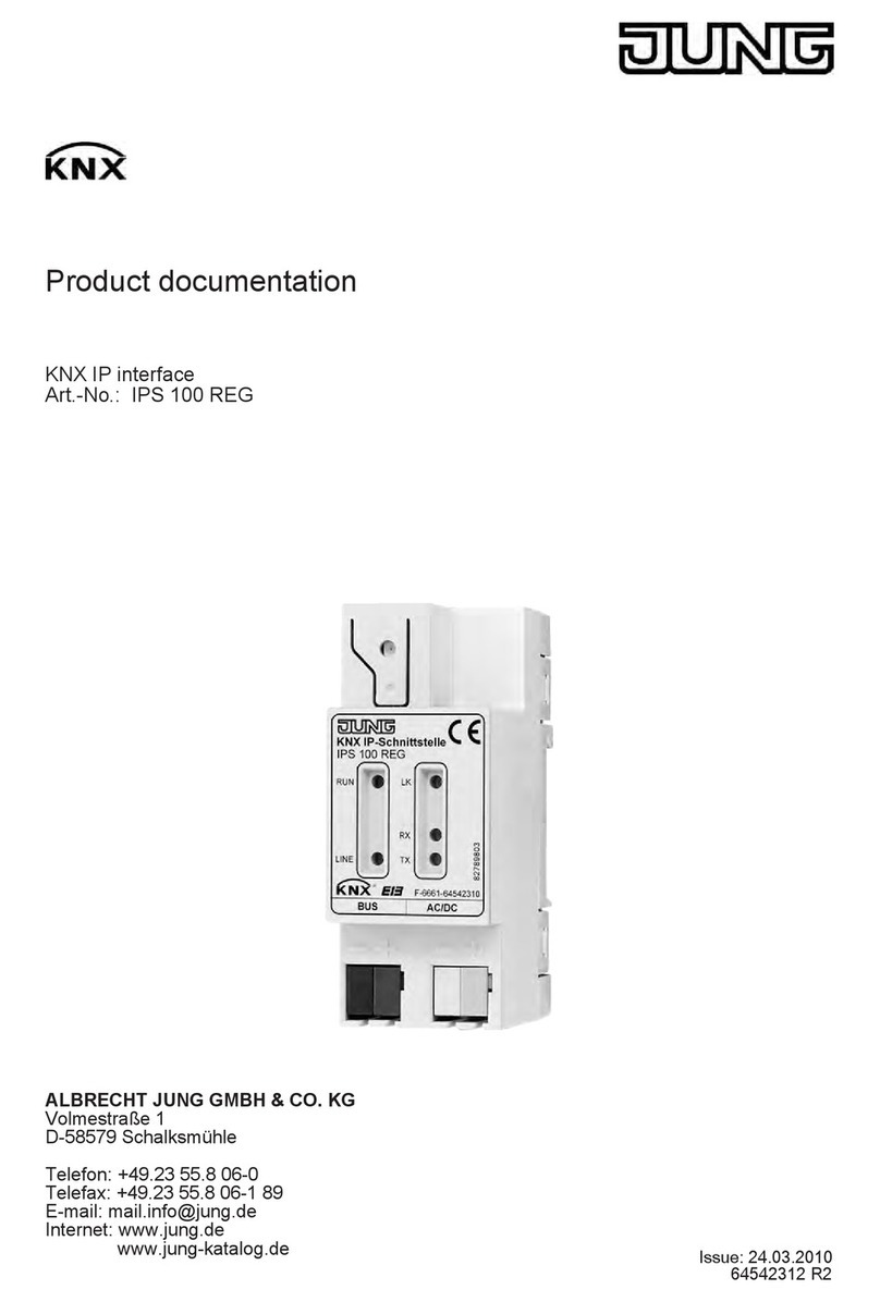 Jung IPS 100 REG Product documentation