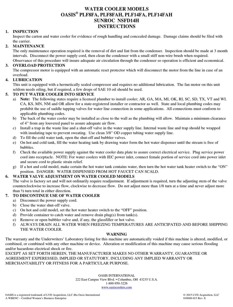 LVD OASIS PLF8FA instructions