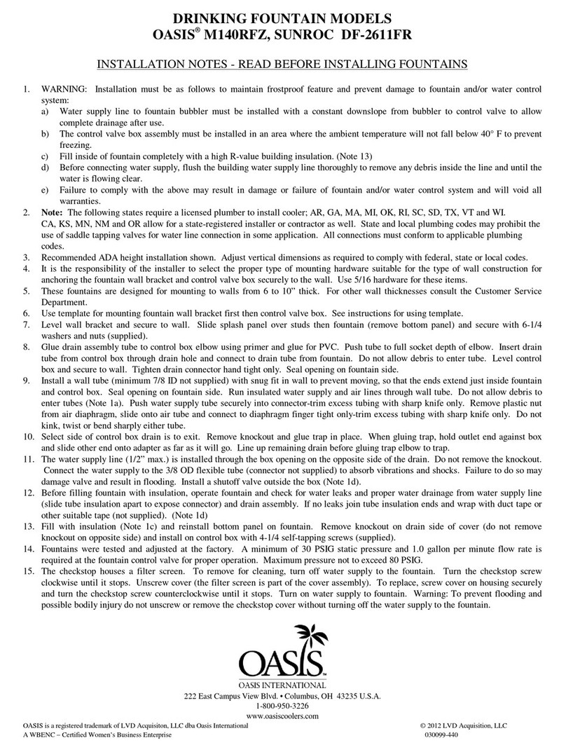 LVD OASIS M140RFZ Quick start guide
