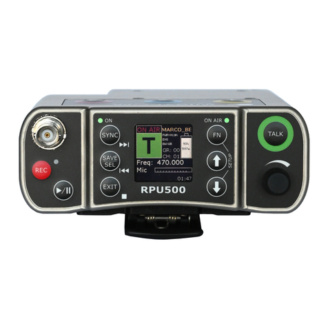 WisyCom RPU500-Tx User manual WisyCom RPU500-Tx User manual