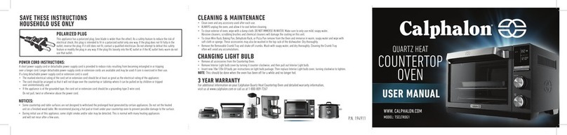 Calphalon TSCLTRDG1 user manual