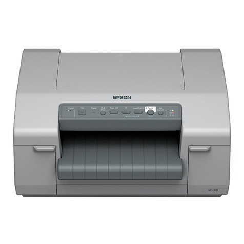Epson GP-C831 Instruction Manual