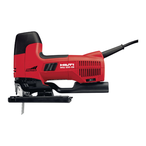 Hilti WSJ 750 User manual