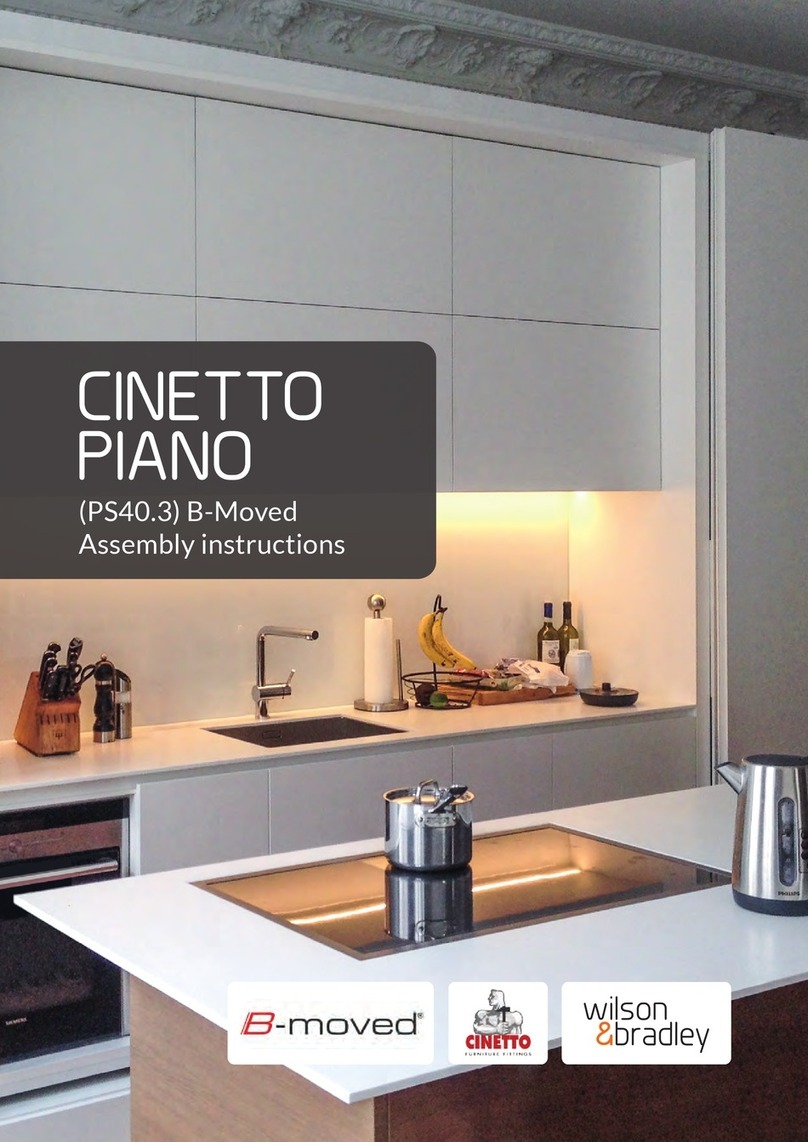 cinetto Piano B-Moved Assembly instructions