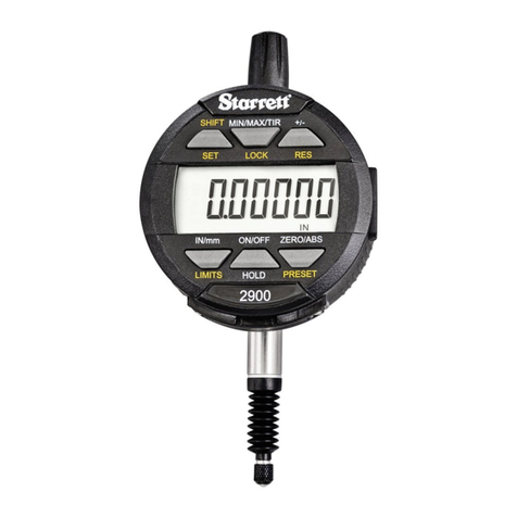 Starrett FORM 966 user manual